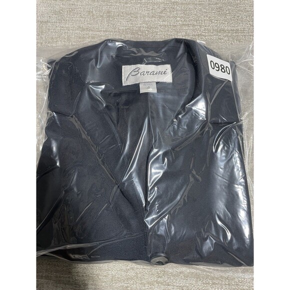 Vintage BARAMI Blue Lined Blazer Women's Size 4 Made in USA Fitted 4 Buttons - Picture 12 of 12